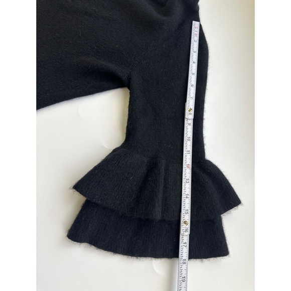 Charter Club Luxury Cashmere Ruffle 3/4 Sleeves Top - Picture 9 of 9